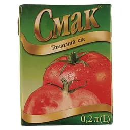 Сок Смак Томатный 0.2 л