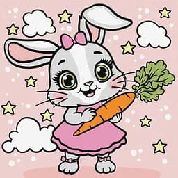 Картина по номерам "Морквинка" ©art_selena_ua KHO6281, 25х25 см