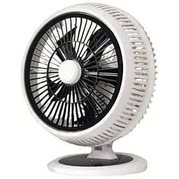 Настольный лопастный вентилятор Wimpex WX-918  Поворотная сетевая ветродуйка 50Вт Белый/Черный
