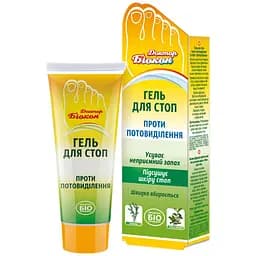 Гель для стоп Біокон проти потовиділення 75 мл