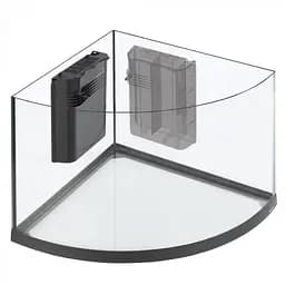Акваріум Ferplast DUBAI CORNER 90 BLACK - 180 L 66 x 93 x h 57 см - мініатюра 7