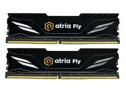 Пам'ять 16Gb x 2 (32Gb Kit) DDR4, 3200 MHz, Fly, Black, 18-22-22-42, 1.35V, з радіатором Atria teh0020293