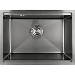 Мийка для кухні Nett NBS-5742 чорна під стільницю декорована з PVD покриттям