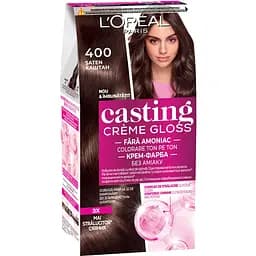 Фарба-догляд для волосся без аміаку L'Oreal Paris Casting Creme Gloss відтінок 400 Каштан 120 мл (A5774276)