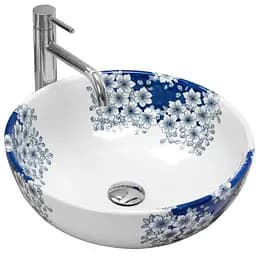 Умивальник Rea Fiori накладний білий REA-U6520, Білий