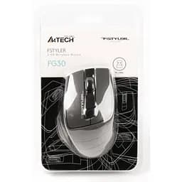 Бездротова миша A4Tech Fstyler FG30 Wireless Black/Grey (FG30 (Grey)) - мініатюра 7