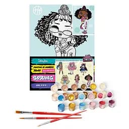 Набор для росписи по номерам для детей 5+ L.O.L. Surprise! Tweens Hoops Cutie, Ideyka, 30x40 см, КНО6285