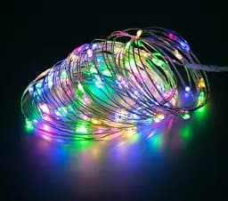 Гірлянда новорічна крапля роси 11.3 метрів Multi Xmas 100 Led світлодіодна led гірлянда на ялинку - мініатюра 2