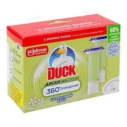 Диски чистоты для унитаза Duck Цитрусовый бриз сменный блок 72 мл (2 шт. х 36 мл)  