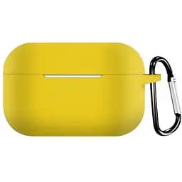 Чохол-накладка DK Apple AirPods Pro | Silicone Candy Friendly з карабіном (yellow)