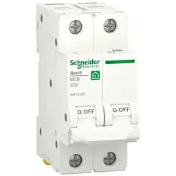 Автоматичний вимикач Schneider Electric RESI9 6kA 2P 25A C (R9F12225)