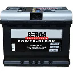 Автомобільний акумулятор Berga Power Block 63Ah Ев -/+ 610EN