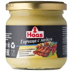 Горчица Haas с медом 215 г