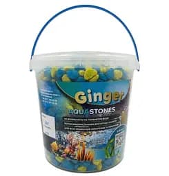 Грунт Аква Ginger Pro 1.2 кг №23 желто-голубой 5-10 мм