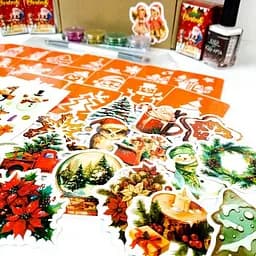 Подарунковий набір "Різдвяне диво: Чарівний Подарунок" Fresh Tattoo gift-box-christmass-3kids - мініатюра 4