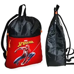 Рюкзак-мешок для школы Человек-паук "Spider-Man"детская сумка для обуви и спортивной одежды (01505)