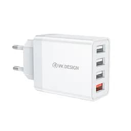 Зарядное устройство быстрое 4 порта юсб 33 W WK WP-U125