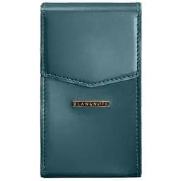 Вертикальна жіноча шкіряна сумка Mini поясна / кроссбоді зелена