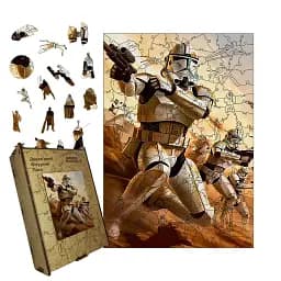 Деревяний фігурний пазл Клони, А3, Картонна коробка 200 елементів