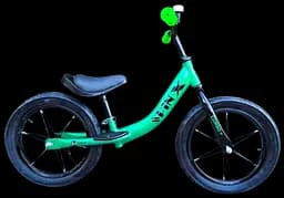 Велобег Corso Spin-X, стальная рама, колесо 14", надувные колеса, подножка, подставка для ног, звонок PX-415-63