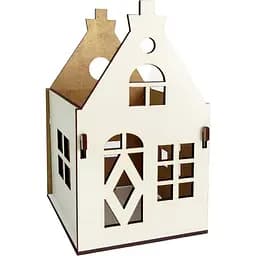 Декор Mazhura Будиночок для Led-свічки 18х10х11.4 см (mz718998)