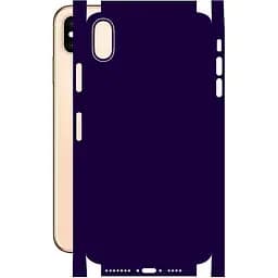 Защитная пленка StatusSKIN для Apple iPhone XS Max Корпус Винил Фиолетовая, глянцевая