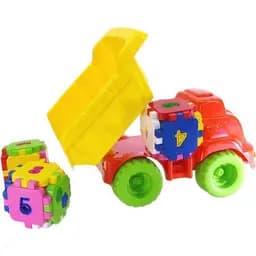 Машинка Doloni Смайлик №40 13585 помаранчевий з жовтим