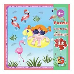 Детский пазл Зоопарк LZ03, 12 элементов