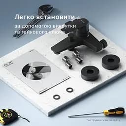 Змішувач для ванни і душа, чорний AM.PM Gem F90E10022 - мініатюра 6