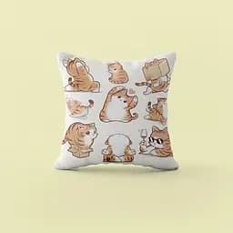 Подушка 3D Котики муркотики 4448_D 17973 35х35 см
