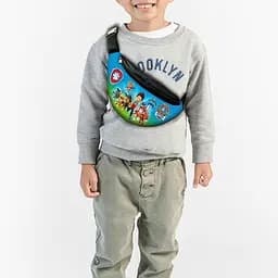 Сумка-бананка детская щенячий патруль"RAW PATROL" 32х15см,через плечо для мальчика (00279)