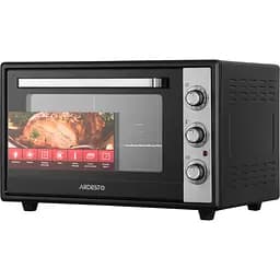 Печь электрическая Ardesto 60 л, 2000 Вт, механич., конвенция, двойное стекло, черный