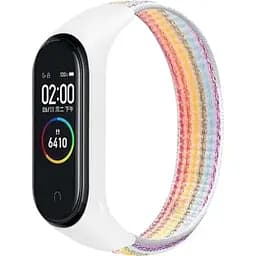 Ремінець BeCover Nylon Style для Xiaomi Mi Smart Band 7 Rainbow (707668)