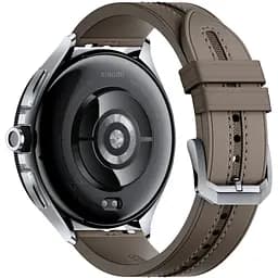 Годинник розумний Xiaomi Watch 2 Pro BHR7216GL сріблястий корпус коричневий ремінець шкіра - мініатюра 3