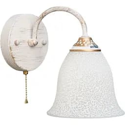 Класичне бра Brille в спальню BKL-690W/1 E27 WT+GD