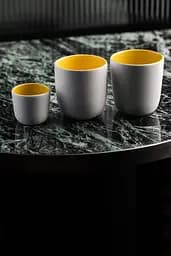 Чашка Barta Coffee Cup 160 мл Білий/Жовтий - мініатюра 2