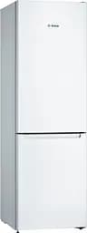 Холодильник із нижньою морозильною камерою Bosch KGN36NW306 білий (KGN36NW306)