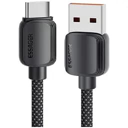 Кабель Essager Breeze USB Cable USB-A to Type C 1M 100W Black