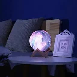 Настільний нічник світильник-светр Magic 3D COLOR Moon Light RGB з пультом - мініатюра 2