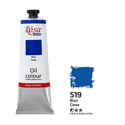 Фарба олійна Синя (519) 100 мл Rosa Studio