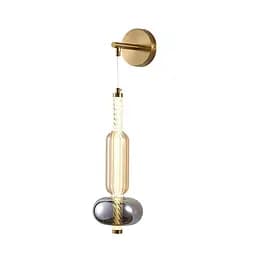 Бра настінне LED Levistella 788W39325 AB+SM+AM, 5W, 4000K, абажур, сучасний стиль - мініатюра 2