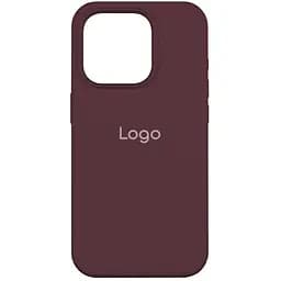 Чохол Spase Silicone Case Full Size AA iPhone 15 Pro Plum