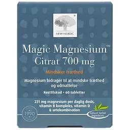 Магній цитрат New Nordic Magic Magnesium Citrat 700 мг 60 таблеток