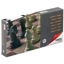 Настольная игра CAYRO Магнитные шахматы-шашки большие (поле 32х32 см) (455)