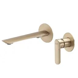 Змішувач для умивальника Koer KB-16028-12 вбудований KR5299 Золотий