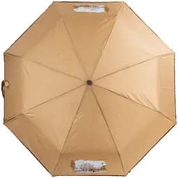 Женский складной зонтик механический Art Rain 98 см коричневый