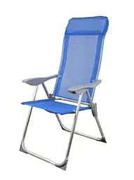 Складний стілець Levistella GP20022010 BLUE текстилин висота 101 см синій для дачі навантаження до 110 кг