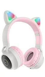 Навушники Hoco W27 Cat Ear Stereo Bluetooth Headphones Grey (718457) [74552] - мініатюра 2