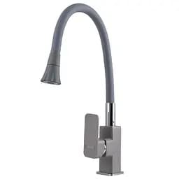 Змішувач для кухні Globus Lux Milano GLM-0203LA-2-G03-ARENA Сірий - мініатюра 4
