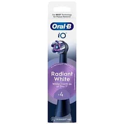 Змінні насадки до електричної зубної щітки Oral-B iO Radiant White блискуче відбілювання 4 шт. - мініатюра 2